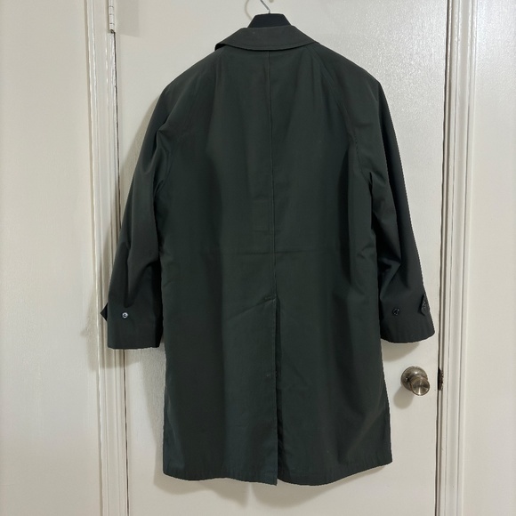 London Fog Claeth Cloth Faux Fur Lined Trench Maincoat Men's 42R - Picture 2 of 16